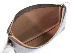 Louis Vuitton Pochette Accessoire  Canvas Clutch Bag