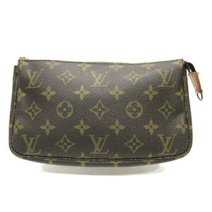 Louis Vuitton Pochette Accessoire  Canvas Clutch Bag