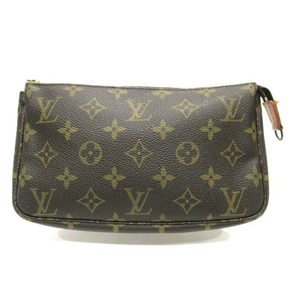 Louis Vuitton Pochette Accessoire  Canvas Clutch Bag