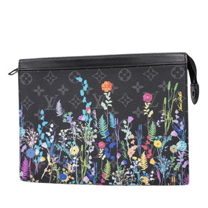 Louis Vuitton Pochette Voyage  Canvas Clutch Bag
