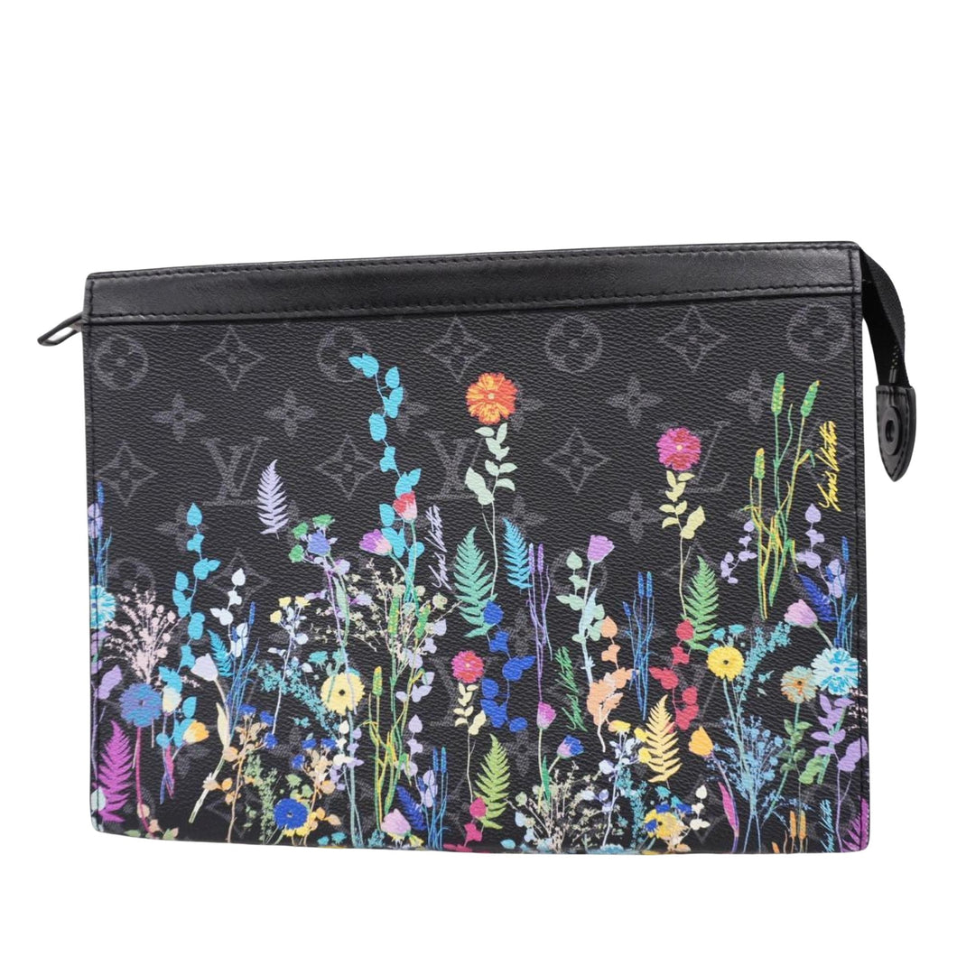 Louis Vuitton Pochette Voyage  Canvas Clutch Bag