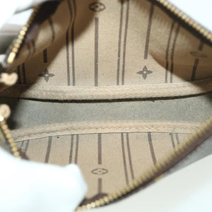 Louis Vuitton Mini Pochette Accessoires  Canvas Clutch Bag