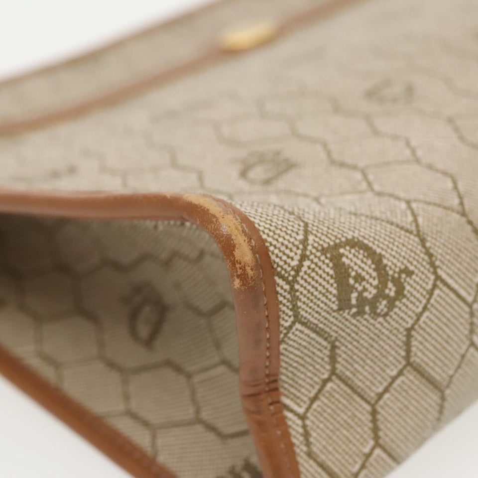 Dior Honeycomb  Canvas Clutch Bag