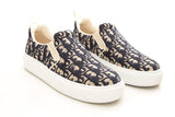 Dior Cream and Multi Color Solar Sneakers SZ 40.5