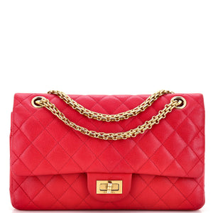 CHANEL Reissue 2.55 Flap Bag Quilted Caviar 225