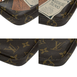 Louis Vuitton Pochette Clés  Canvas Clutch Bag
