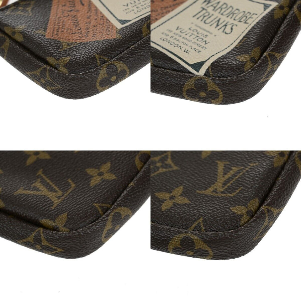 Louis Vuitton Pochette Clés  Canvas Clutch Bag