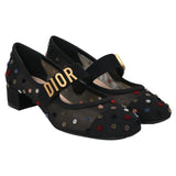 Dior Baby-D Mary Jane Pumps in Black Polyester