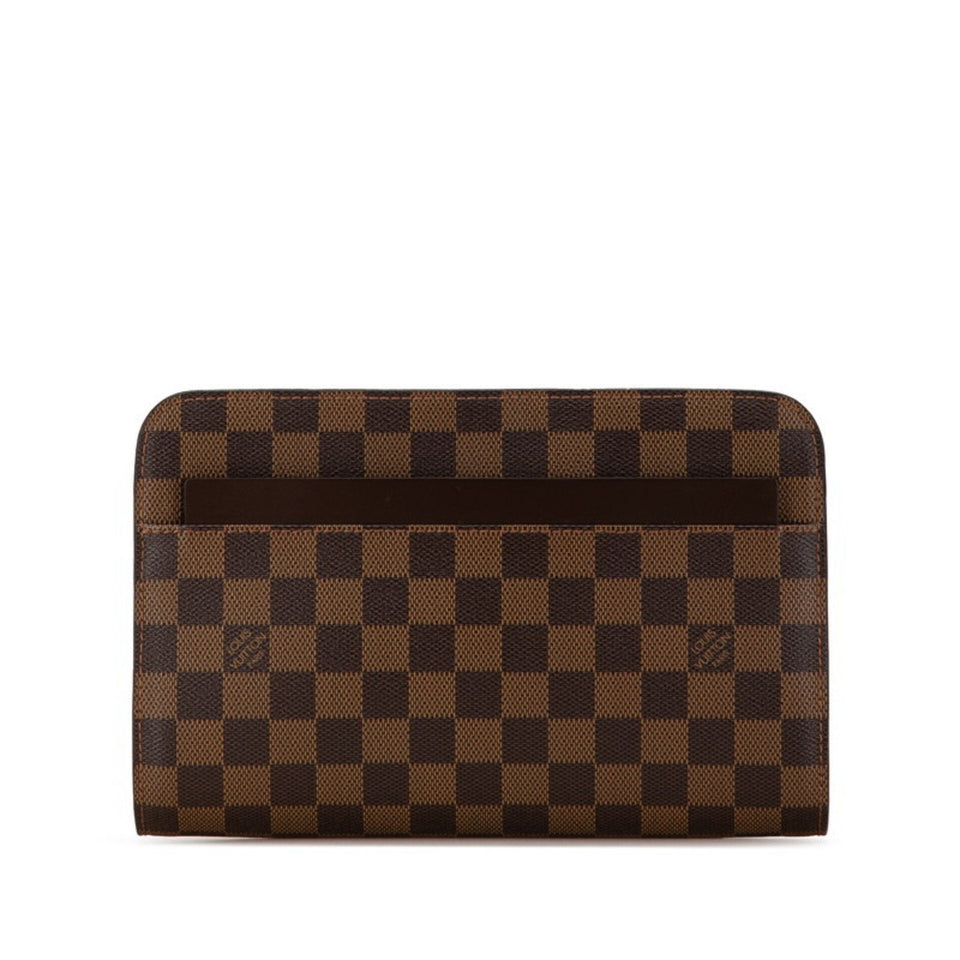 Louis Vuitton Saint Louis  Canvas Clutch Bag