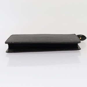 Louis Vuitton Epi Pochette Homme Clutch Bag Black Noir