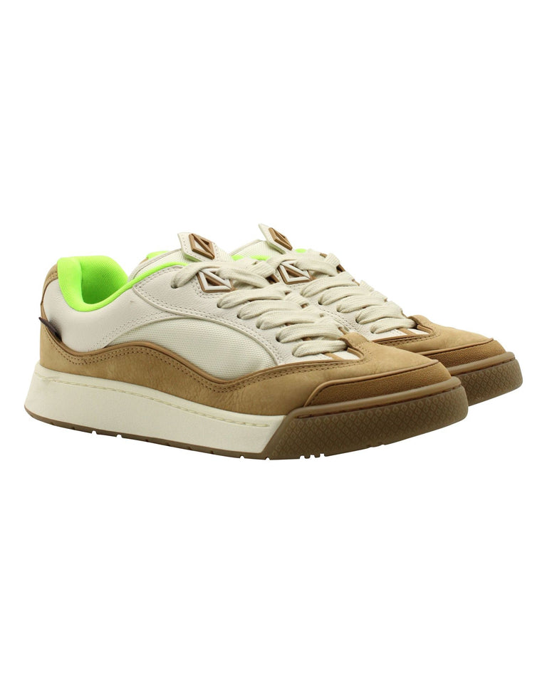 Dior B713 x Travis Scott Cactus Jack Sneakers in 'Coffee' Brown and White Suede