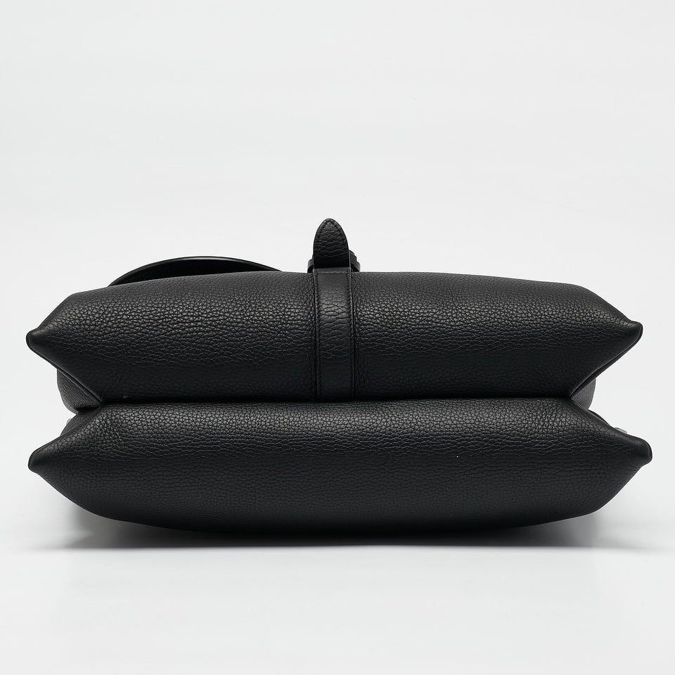 Dior Black Leather Pillow Bag