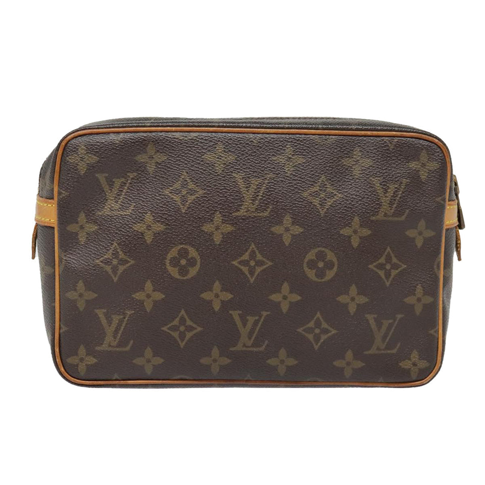 Louis Vuitton Compiegne 23  Canvas Clutch Bag