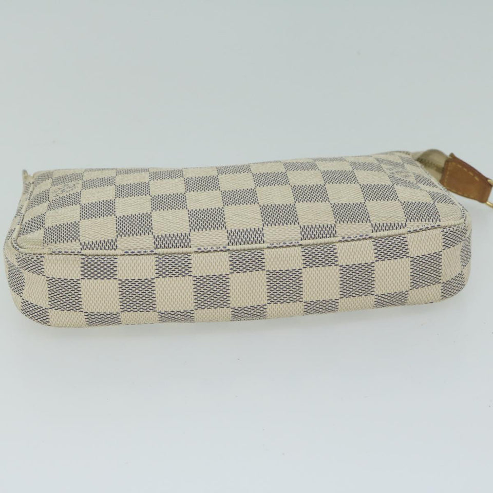 Louis Vuitton Pochette Accessoire  Canvas Clutch Bag