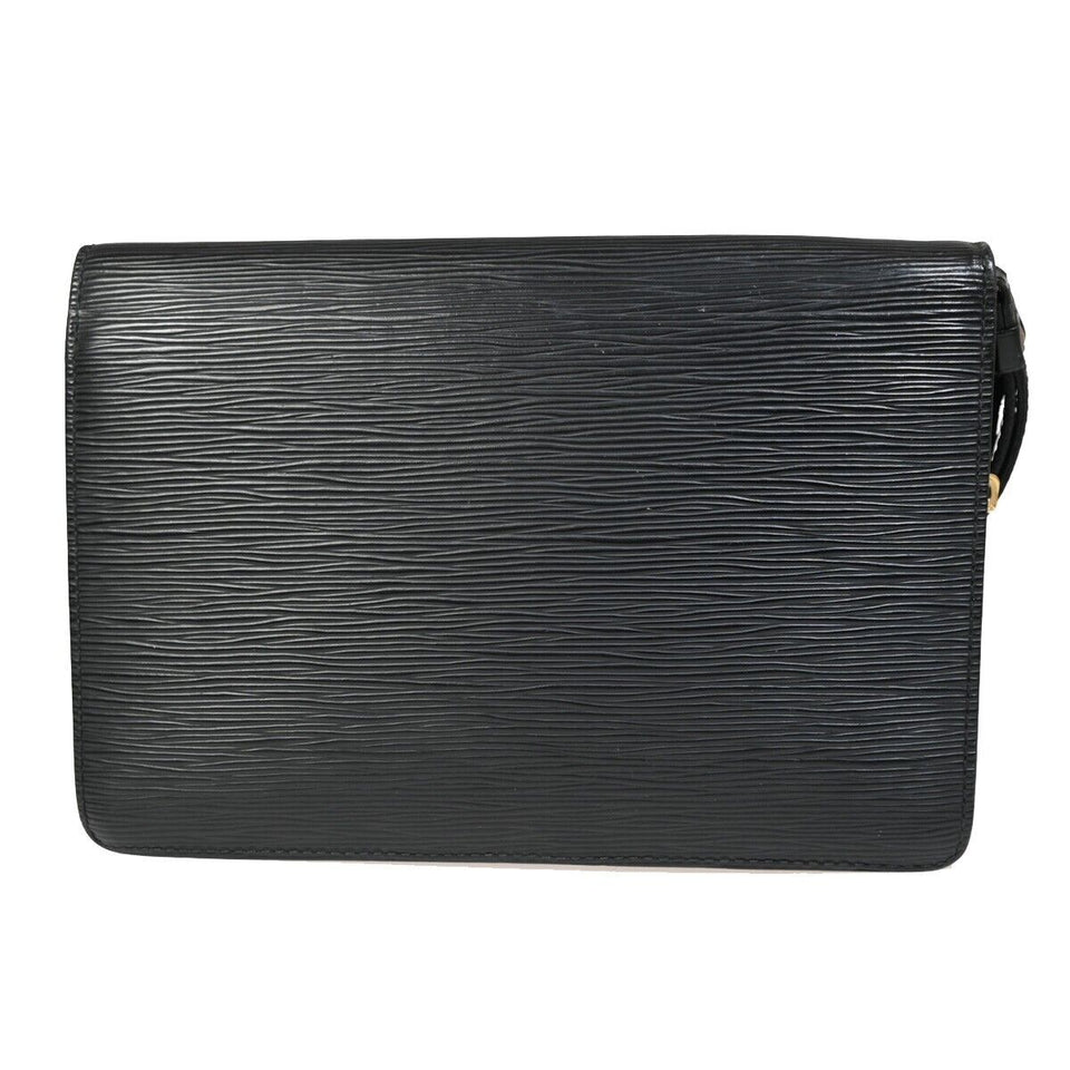 Louis Vuitton Sellier Drangonne  Leather Clutch Bag
