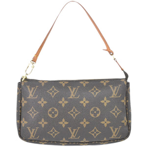 Louis Vuitton Pochette Accessoires  Canvas Clutch Bag