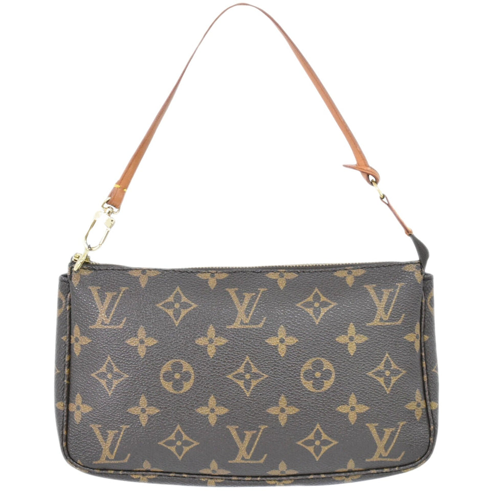 Louis Vuitton Pochette Accessoires  Canvas Clutch Bag
