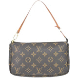 Louis Vuitton Pochette Accessoires  Canvas Clutch Bag