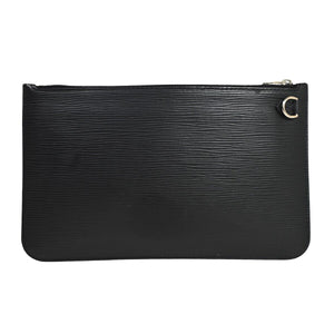 Louis Vuitton Neverfull Pouch  Leather Clutch Bag
