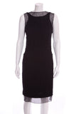 Chanel Pre-Fall '06 Black Tweed/Mesh Dress SZ 38