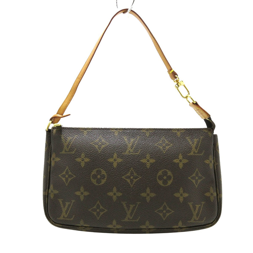 Louis Vuitton Pochette Accessoire  Canvas Clutch Bag