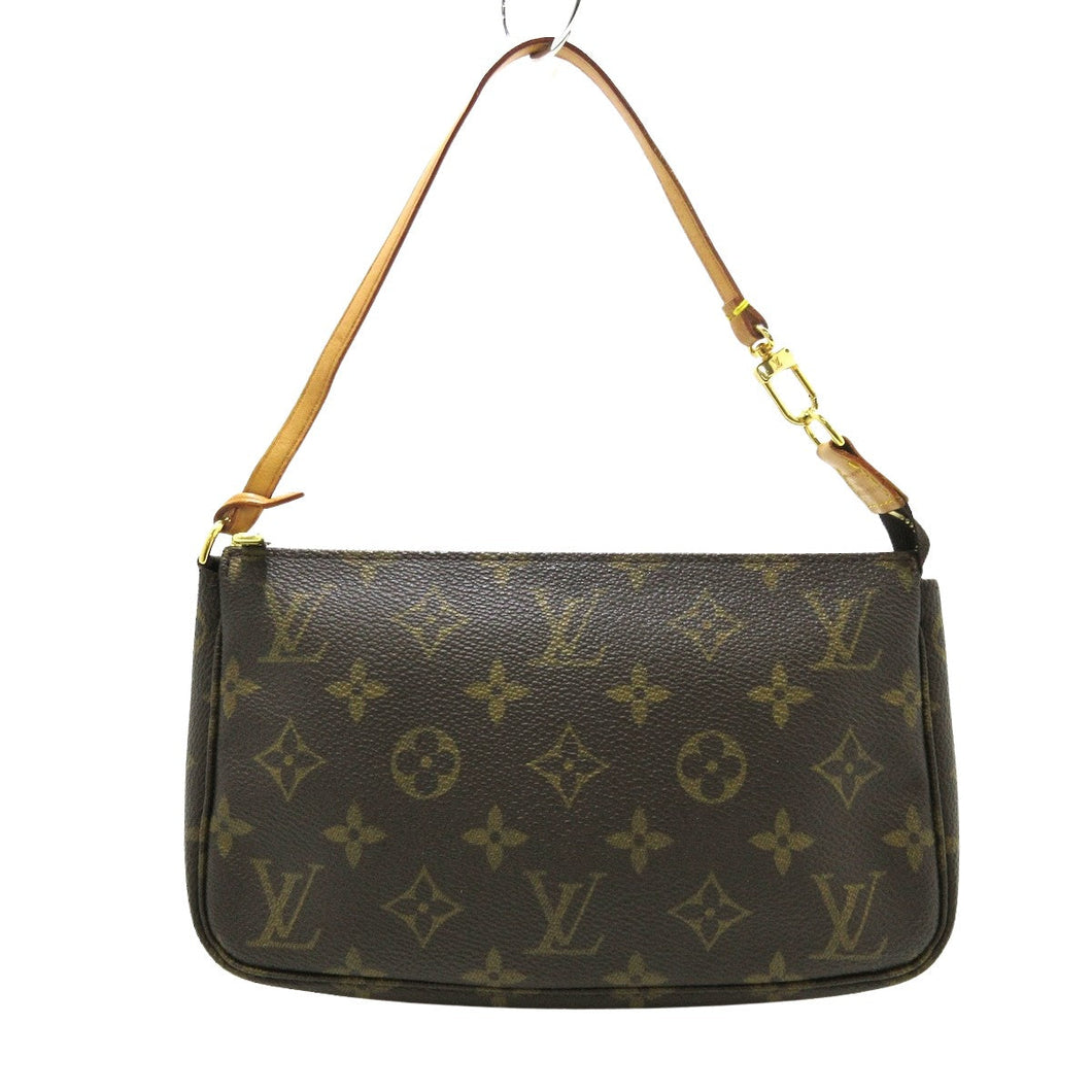 Louis Vuitton Pochette Accessoire  Canvas Clutch Bag