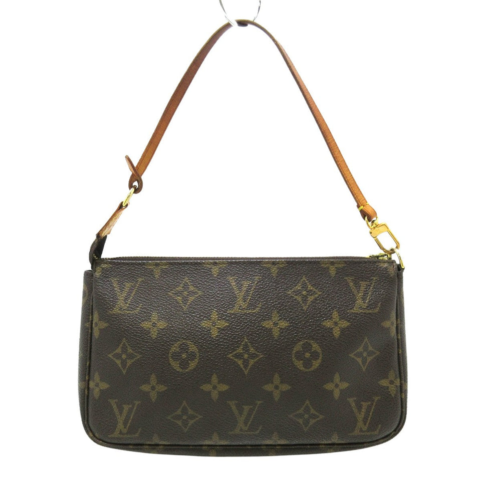 Louis Vuitton Pochette Accessoire  Canvas Clutch Bag