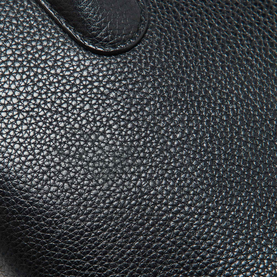 Dior Black Leather Open Bar Tote