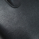 Dior Black Leather Open Bar Tote
