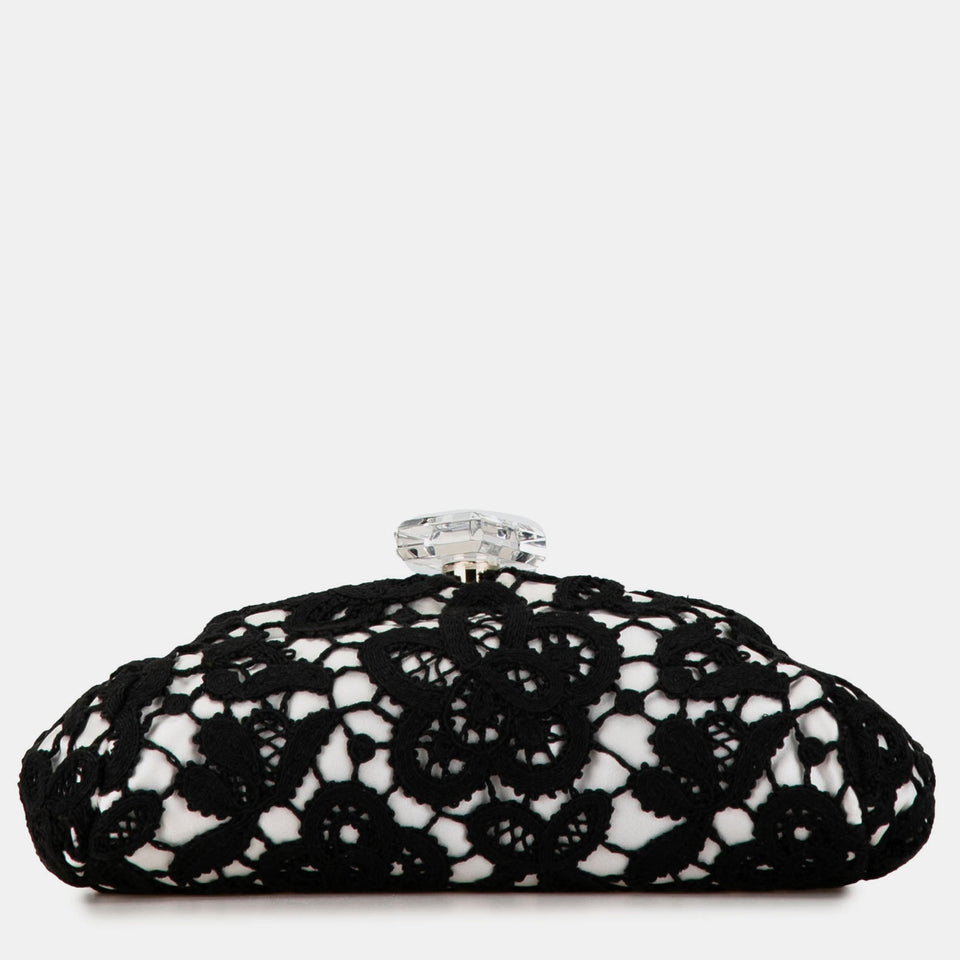 Lace Timeless Perfume Bottle Top Clutch