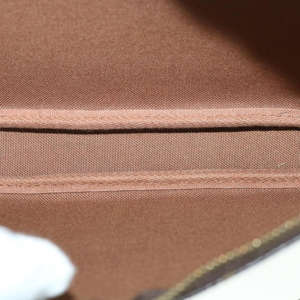 Louis Vuitton Pochette Accessoire  Canvas Clutch Bag