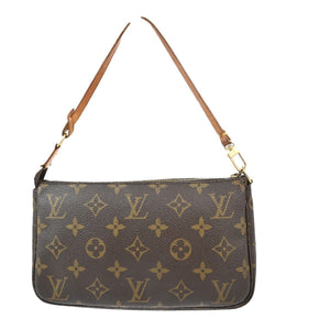 Louis Vuitton Pochette Accessoires  Canvas Clutch Bag