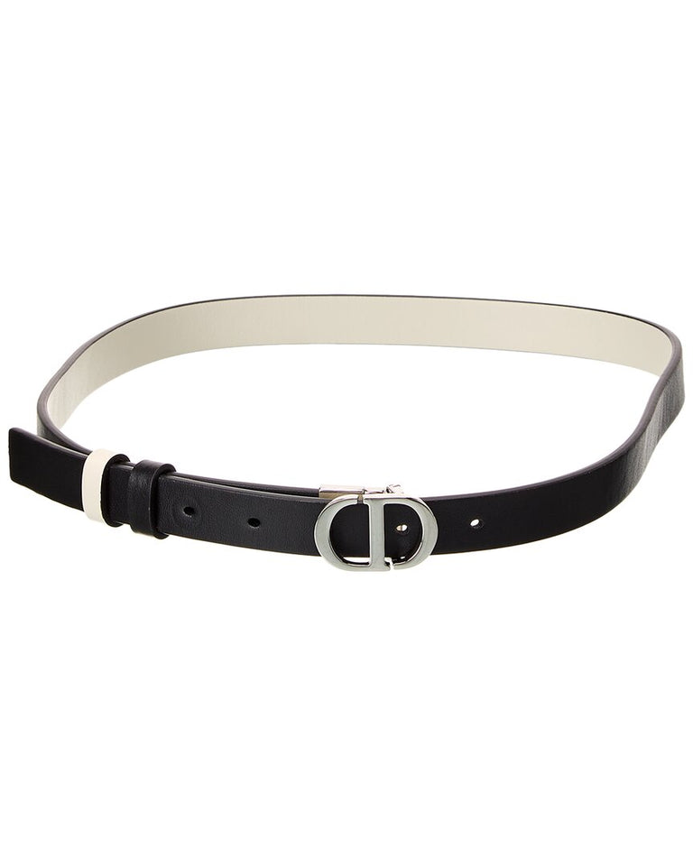 Dior Montaigne Reversible Leather Belt