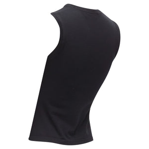 Dior Cotton Silver CD Logo Plate Sleeveless Crew Neck Tank Top