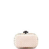 Box Knot Clutch Intrecciato Satin Small