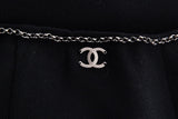 Chanel 2015 Black Chain Detail Skirt SZ 44