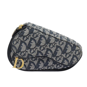 Dior Saddle  Canvas Clutch Bag