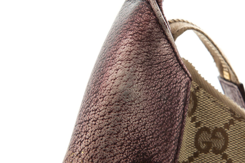 Gucci Tom Ford Era Vintage Monogram Crescent Shape Handbag