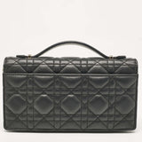 Dior Black Cannage Leather Mini My Dior Top Handle Bag