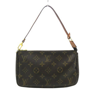 Louis Vuitton Pochette Accessoire  Canvas Clutch Bag
