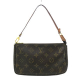Louis Vuitton Pochette Accessoire  Canvas Clutch Bag