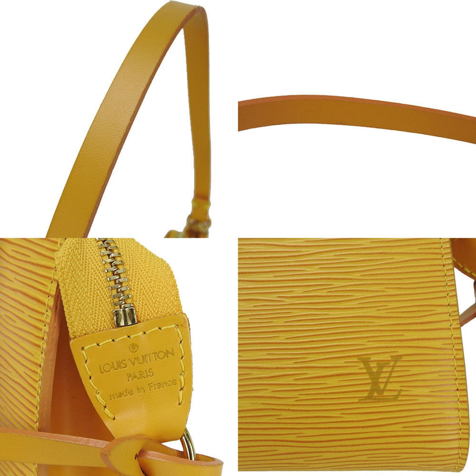 Louis Vuitton Pochette  Leather Clutch Bag