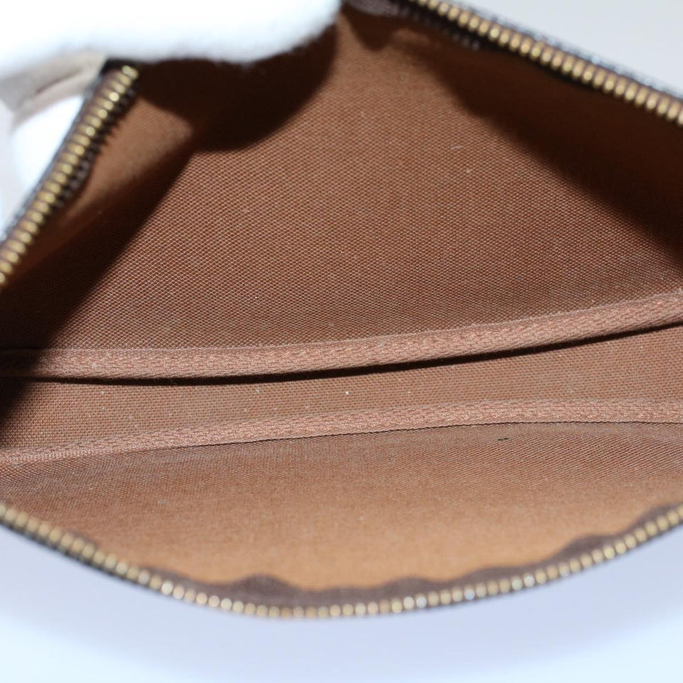 Louis Vuitton Pochette Accessoire  Canvas Clutch Bag