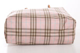 Burberry Pink Nova Plaid Tote