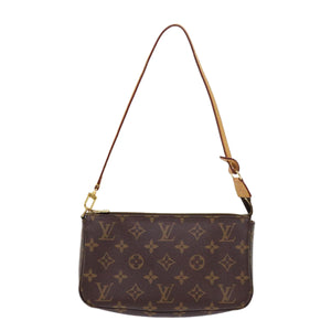 Louis Vuitton Pochette Accessoires  Canvas Clutch Bag