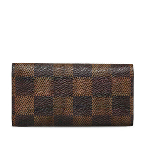 Louis Vuitton Damiere Multicle 4 Keycase N62631 Brown PVC Leather  Louis Vuitton