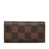 Louis Vuitton Damiere Multicle 4 Keycase N62631 Brown PVC Leather  Louis Vuitton