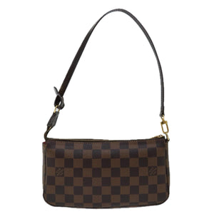 Louis Vuitton Pochette Accessoire  Canvas Clutch Bag
