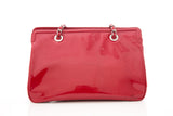 Chanel Red & Pink Lipstick Patent Leather Handbag