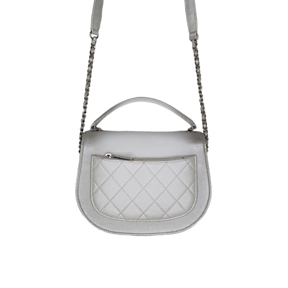 Chanel bag Calfskin Quilted Small Coco Curve Messenger Flap